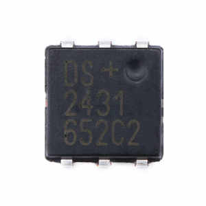 Ds2431 1024-bit 1-dây 1KB nối tiếp không dễ bay hơi Bộ nhớ IC chip SMT gói TSOC-6 ds2431p + T & R - Product Image 1