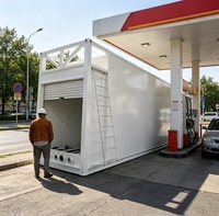 Station de carburant portable de haute qualité en promotion – Conteneur mobile de distribution de carburant avec distributeur de carburant