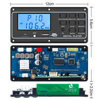 Module amplificateur Bluetooth V5.3 VIRE 120W avec décodeur MP3 2*60W pour autoradio, microphone, radio, lecteur MP3 DIY, module USB en plastique