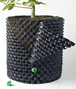 Vasi per stratificazione aria da 2 galloni stabilizzati UV per la crescita di piante da fiore, Design eco-friendly per piccoli fori di fioriera per recinzione da giardino - Product Image 3