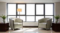Ensemble de fauteuils de conversation pour hall d'hôtel, chaises rembourrées assorties pour l'accueil et la réception