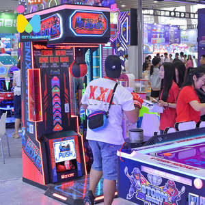 مصنع AMA متنزه تعمل عملة جائزة الفداء ضرب الهدف الرياضة محاكاة الإلكترونية الملاكمة لعبة الورق آلة - Product Image 6