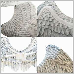 소스 팩토리 셀레스티얼 가디언 코스튬 윙즈 오버사이즈 깃털 레이어 빌드 편안한 스트랩 시스템 패션 윙즈 코스튬 - Product Image 3