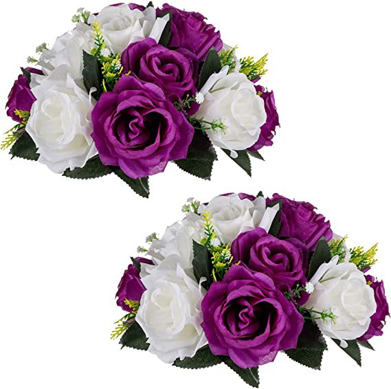 Light Purple And White