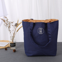 Sac à provisions Sac à main à bandoulière unique Sac fourre-tout en papier Dupont Papier kraft TYVEK lavable avec doublure en coton et lin Ecobags naturels
