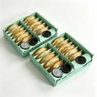Boîte d'emballage pour la restauration rapide en papier kraft personnalisé avec insert séparateur et support pour récipient à sauce pour la livraison et les plats à emporter
