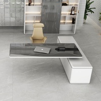 Scrivania Elettrica Smart di Lusso a 3 Livelli, Moderna Scrivania Direzionale Convertibile, Supporto per Computer Regolabile in Altezza per Ufficio MIGE