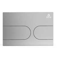 Plaque de réservoir de toilette encastrée DOLOGI DG-TS-BP27 (plastique ABS + chrome) avec double bouton-poussoir pour la série DG-TS