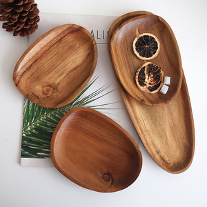 Bán Buôn Rắn Keo Khay Gỗ Phục Vụ Khay Bằng Gỗ Cho Thực Phẩm Snack Tấm Trà Cho Trang Trí Nội Thất Cổ Điển - Product Image 2