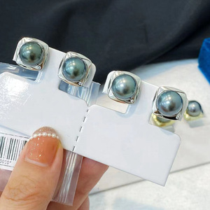 ชุดเครื่องประดับเงินแท้ S925 แบบ DIY พร้อมจี้เปล่าสวยงามและอุปกรณ์ตกแต่งต่างหู 9252 สไตล์แฟชั่น อุปกรณ์ตกแต่งมุกแบบ DIY - Product Image 4