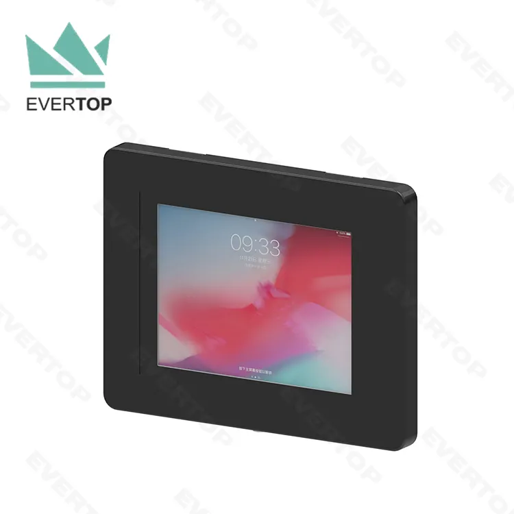 LSW01-C 7.9-13" Lockable Metal Tablet Kiosk Wall Mount Holder Anti-theft Wall Mounted Tablet Kiosk for iPad 2020/Air/pro On-Wall