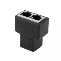 RJ45 CAT5/6/6a Hembra a Hembra Cable Ethernet Extensor Acoplador Conector Accesorios Extensor Conector