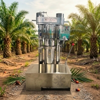 Machine commerciale entièrement automatique de pressage à froid et à chaud pour l'extraction et la filtration des graines de lin et de soja, nouvelle version numérique en acier inoxydable
