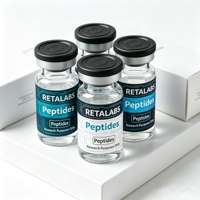 Autocollants holographiques mats non toxiques, autocollants de sécurité en peptides purs pour flacons de peptides Ruo de qualité laboratoire 3 ml et 10 ml