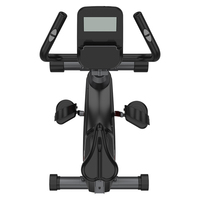 Bicicleta Estática Magnética Silenciosa con 8 Niveles de Tensión Ajustable, Asiento Ajustable, Bicicleta de Spinning para Ejercicio en Casa con Monitor de Ritmo Cardíaco