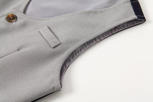 Vêtements pour nouveau-nés, veste formelle, chemise, costumes, ensembles de pantalons pour bébés garçons, ensembles de vêtements de gentleman en gros - Product Image 4