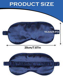 Masque oculaire 3D en mousse à mémoire de forme à récupération lente, occultant, confortable, respirant, réglable, produit d'aide au sommeil personnalisé par le fabricant - Product Image 2
