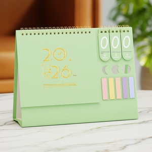 Calendrier <span class=keywords><strong>de</strong></span> bureau en papier BG, impression numérique, taille personnalisée, haute fidélité des couleurs, décoration créative, planification mensuelle - Product Image 6