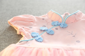 Vente en gros de vêtements de boutique pour enfants robes de filles en gaze pour bébés nouveaux nés - Product Image 3