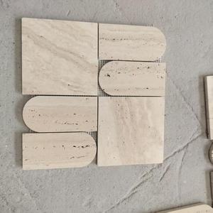 SUCCESS S040 Mosaïque de marbre personnalisée en usine, 10 mm, forme irrégulière, pour la maison, l'hôtel, la chambre, la cuisine, la salle de bain - Product Image 2