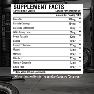 Compre cápsulas quemadoras de grasa de alta calidad a granel para mujeres Soporte de té verde Soporte inmunológico Niveles de energía Cápsulas de gestión de forma corporal - Product Image 2