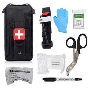 Anthrive Standard B Pro IFAK Molle Trauma Survival Tactical Bag Combat Medical Emergency First Aid Kit Ifak Pouch