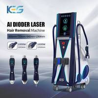 Machine d'épilation au laser KES en vente flash, certifiée MDD, épilation au laser clinique indolore
