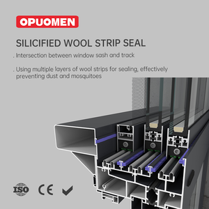 หน้าต่าง<span class=keywords><strong>บาน</strong></span><span class=keywords><strong>เลื่อน</strong></span>อลูมิเนียม<span class=keywords><strong>สำเร็จรูป</strong></span>ดีไซน์ทันสมัย OPUOMEN รุ่น AW-TS129 แบบแนวนอน พร้อมฉนวนกันความร้อน สำหรับห้องนอน/ห้องน้ำ - Product Image 2