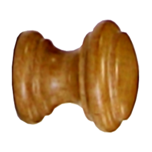 POMO PUERTA MADERA PINTADA "114" Ø 30-Nogal claro - Product Image 1