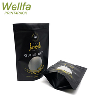 Op maat gemaakte logo Doypack zak met bovenrits voor gedroogd fruit, zaden, voedselverpakkingen, gemengde cashewnoten, granen, havermout, staande pouch