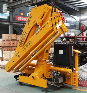 Camión de grúa de brazo plegable de 4 toneladas Grúa montada en camión de alta calidad Mini grúa de camión de nudillos de 4 toneladas - Product Image 3