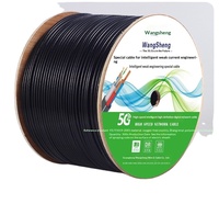 Cable de Red para Exteriores de Alta Velocidad Cat5e UTP de 8 Núcleos, Cobre Libre de Oxígeno, 100m/305m, Cable Todo en Uno para Ingeniería, OEM ODM