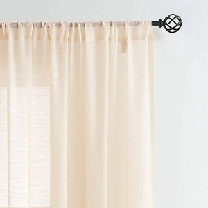 Rideaux semi-occultants <span class=keywords><strong>SHEIN</strong></span> couleur café, style Doris, pour salon moderne, collection automne – Nouveauté très prisée - Product Image 3