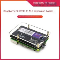 Carte adaptatrice PCIE vers M.2 pour Raspberry Pi 5, carte d'extension M2 2280, prend en charge le module d'accélération IA Hailo-8