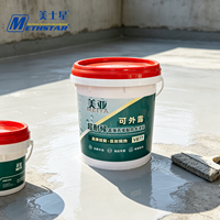 Peinture acrylique imperméable V877 pour extérieur, résistante aux intempéries et au gel, à base de carbonate de calcium, pour toitures et murs