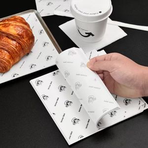 אוכל סיטונאי מזון בטוח גריז לשימוש חוזר המבורגר אפייה חמאה כריך אריזת נייר עטיפה - Product Image 1