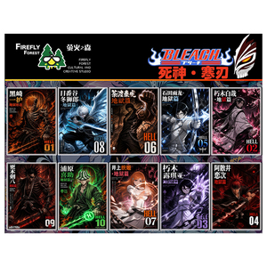 Venta al por mayor: Tarjetas coleccionables TCG <span class=keywords><strong>de</strong></span> <span class=keywords><strong>anime</strong></span> <span class=keywords><strong>de</strong></span> gran tamaño A6, edición limitada Firefly Forest Bleachs Cold Blade Artbook, juego <span class=keywords><strong>de</strong></span> mesa. - Product Image 2