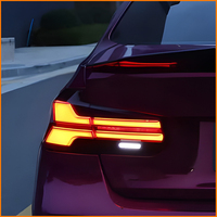 Feux arrière à LED pour BMW Série 3 F30 F35 2013-2019, style G05 X5, avec feux de freinage, de recul et clignotants séquentiels gauche et droit