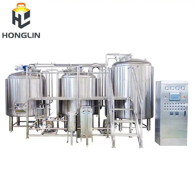 Projet clé en main HongLin Ligne de production de levure 5BBL équipement de fermentation de levure en acier inoxydable