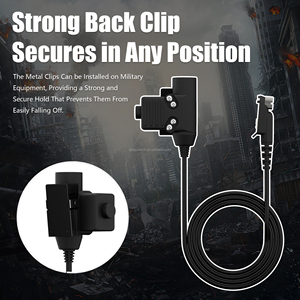 Adaptador de Auriculares PTT U94 para Walkie Talkie Baofeng UV-9R UV-68 <span class=keywords><strong>Pro</strong></span> Max BF-9700 BF-A58 UV-XR UV-98 <span class=keywords><strong>Pro</strong></span> Transceptor de Radio Bidireccional - Product Image 6