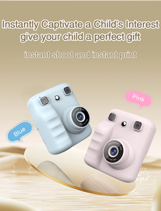 Appareil photo numérique pour enfants pour cadeaux d'<span class=keywords><strong>anniversaire</strong></span> et de festival de Noël Capteur d'imagerie CMOS avec impressions vidéo instantanées Matériau plastique - Product Image 5