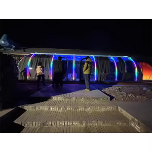 Tenda Igloo Gelembung Prefabrikasi Modern Eco Dome dengan Rangka Aluminium & Polikarbonat untuk Penggunaan Luar Ruangan - Product Image 2