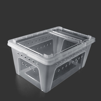 Reptile réservoir insecte araignée fourmis nid serpent Gecko nourriture eau alimentation en plastique bol Terrarium élevage mangeoires boîte animaux fournitures