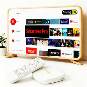 Lecteur <span class=keywords><strong>TV</strong></span> <span class=keywords><strong>IP</strong></span> OTT 8K HD puissant avec pack logiciel authentique et abonnement Smarters Pro de 12 mois - Product Image 1