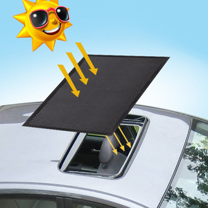 Écran anti-moustiques pour toit ouvrant de voiture, pare-soleil en maille magnétique pour fenêtre de toit, ajustement général, grand modèle 100x65cm, petit modèle 95x55cm - Product Image 2