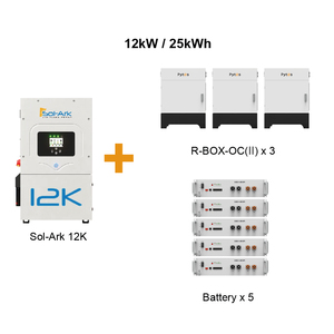 Sistema di Accumulo Energia Solare Domestico Pytes, Magazzino UE/USA, Inverter Ibrido <span class=keywords><strong>Sol</strong></span> Ark 12kw 15kw - Product Image 5