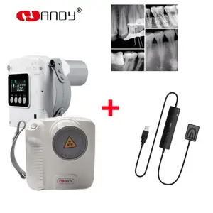 Handy Digital X ray Unit Portable Machine with RVG X-Ray Sensor HDR 500 USB Intraoral Imaging System for Dental Clinic