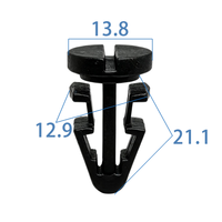 Clips de fixation en plastique pour camions lourds, attaches de grille inférieure pour Dayun N9, pièces de rechange à boucle fixe