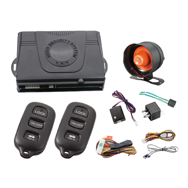 Luxury Universal Car Key Universal Smart Remote Control Key Lcd Display One Way Car Alarm System for Car DC 12V 6 Tones