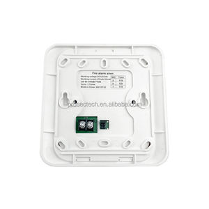 Dc24v Led Elektronische Wit Flasher Sirene Brandalarm Sirene 110db Waarschuwing Hooter Led Zaklamp Geluid Strobe Sirene - Product Image 5